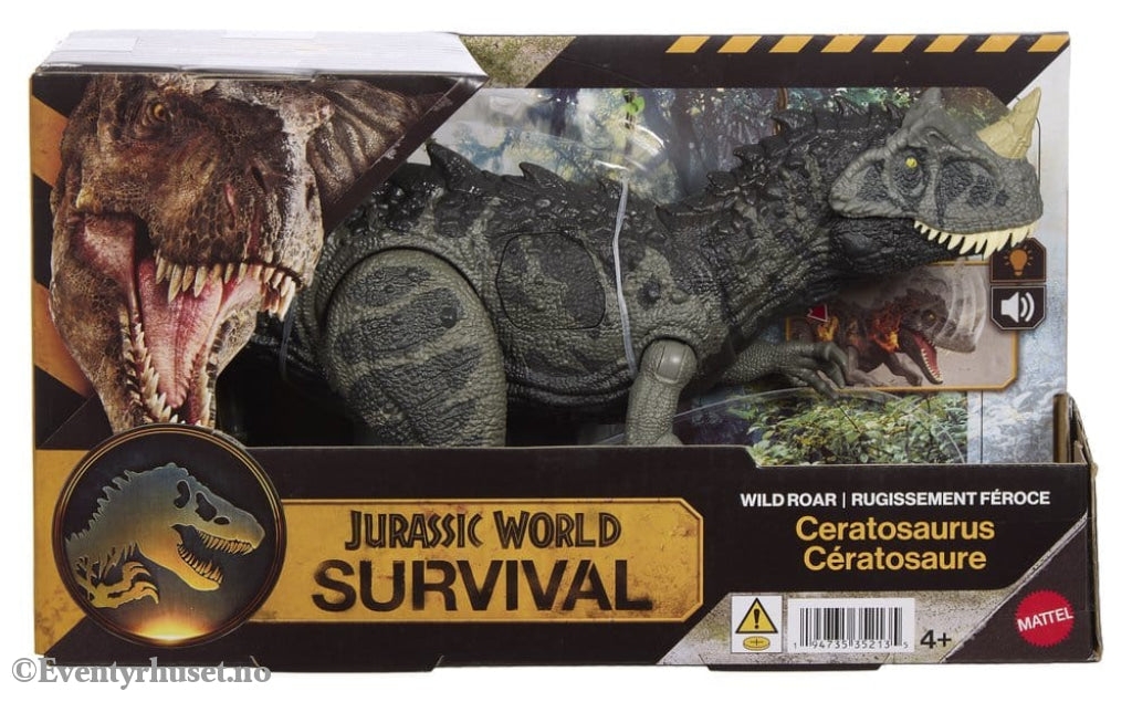 Jurassic World: Survival Action Figure Wild Roar Ceratosaurus Toys