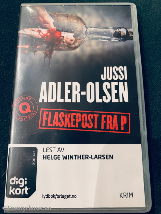 Jussi Adler Olsen. Flaskepost Fra P. Lydbok På Digikort.