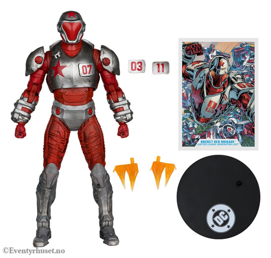 Justice League: Generation Lost DC Multiverse Action Figure Rocket Red Brigade 18 cm. Mint In Sealed Box (MISB)!