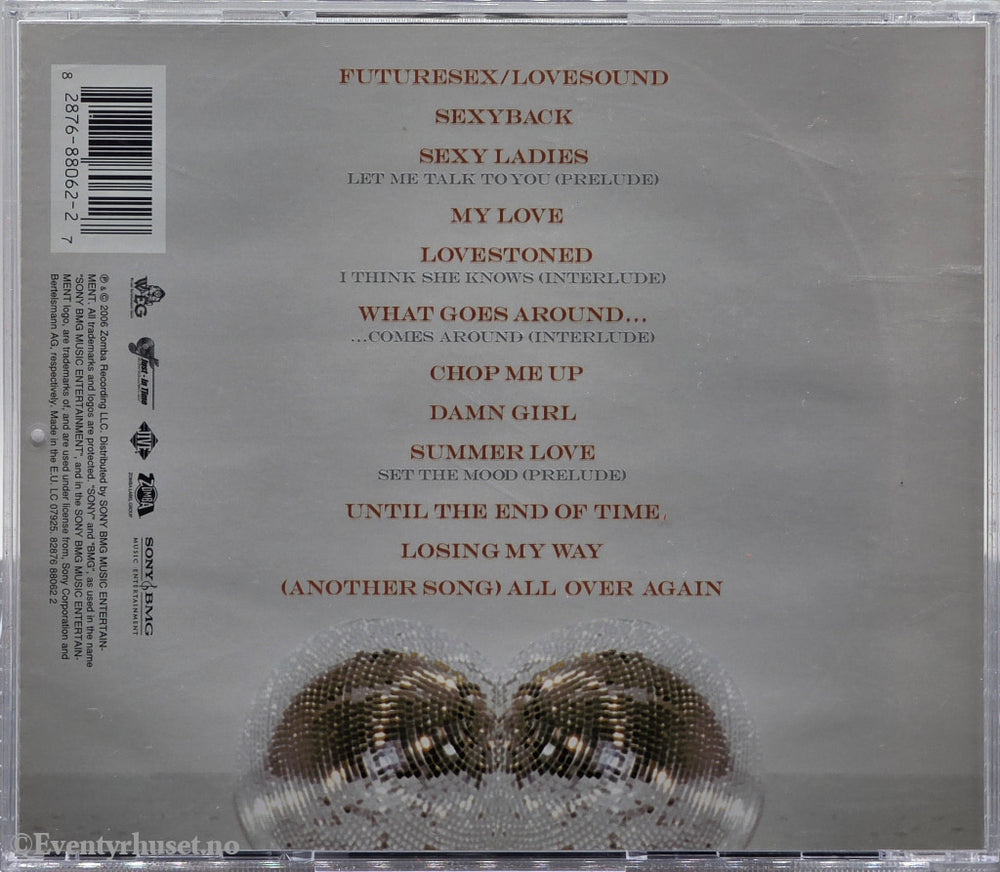 Justin Timberlake. FutureSex/LoveSounds. 2006. Musikk-CD.