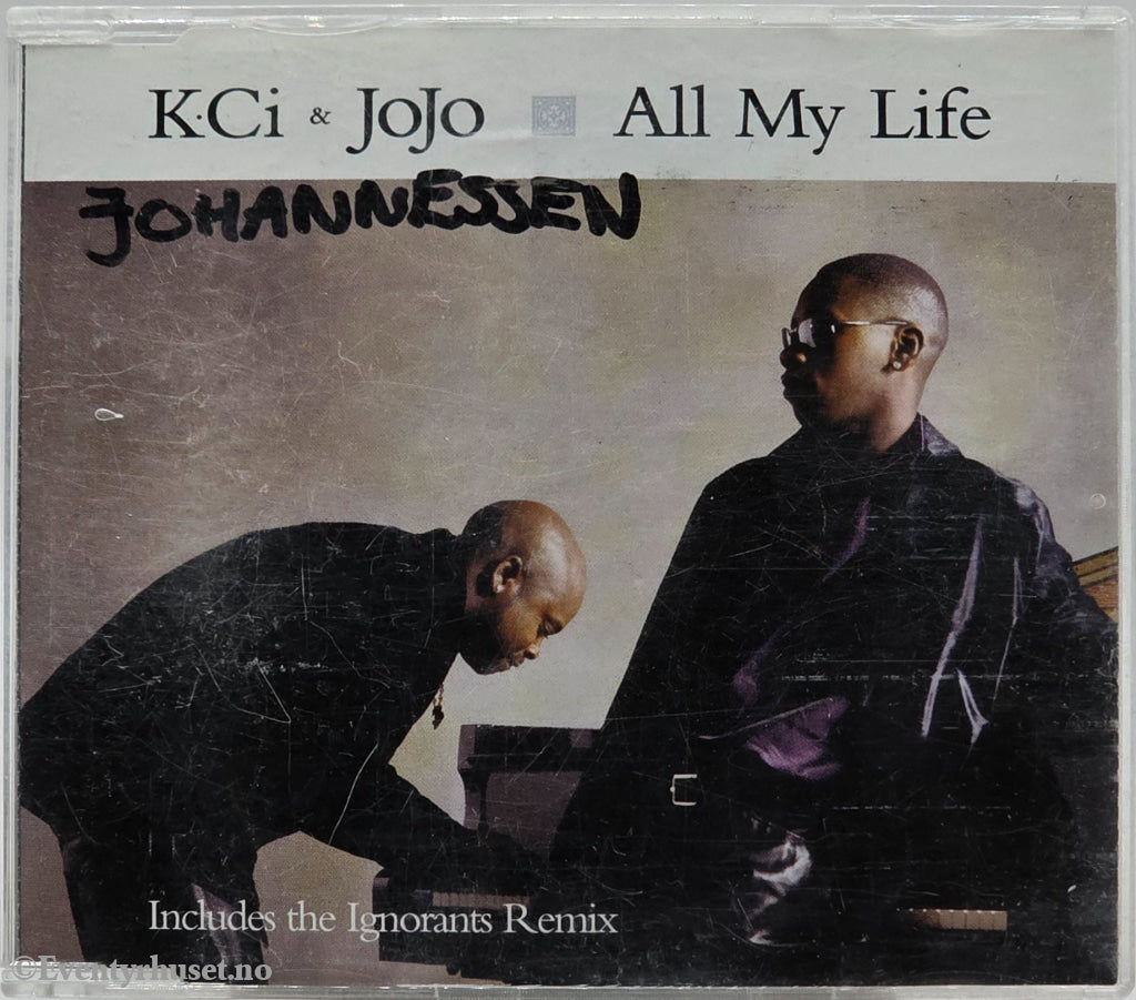 K-Ci & JoJo – All My Life. Musikk-CD.