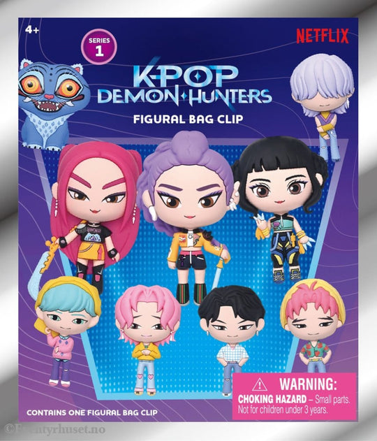 K-Pop Demon Hunter 3D Foam Bag Clips Series 1 Display (24) Fashion & Accessories