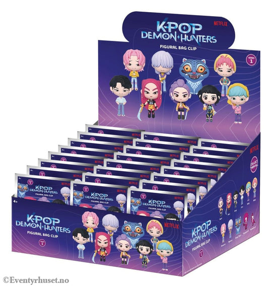 K-Pop Demon Hunter 3D Foam Bag Clips Series 1 Display (24) Fashion & Accessories
