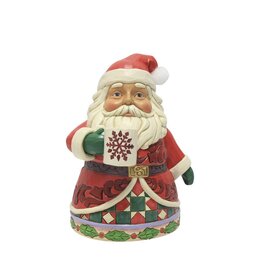 Santa with Hot Cocoa. 16 cm