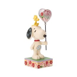 YOU MAKE MY HEART FLOAT (SNOOPY WITH HEART BALLOON FIGURINE) 16,5 CM.