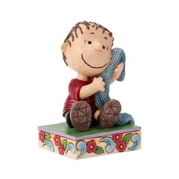 A CAPE IN DISGUISE (LINUS SITTING WITH BLANKET FIGURINE) 11 CM.