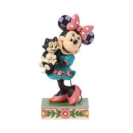 MINNIE & FIGARO FIGURINE, 14 CM