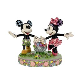 MICKEY & MINNIE EASTER FIGURINE, 15 CM