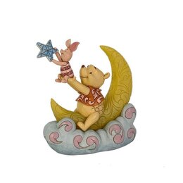 POOH & PIGLET LED MOON FIGURINE, 18 CM