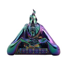 HADES ELECTROPLATED FIGURINE. 15,5 CM