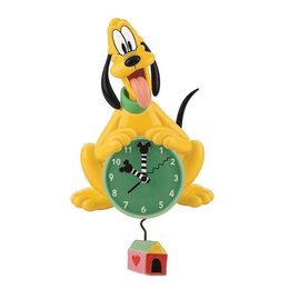 PLUTO WALL CLOCK. BRUGER 1 X AA BATTERI (ER IKKE INCL.) H: 32 CM.