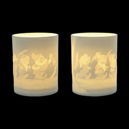 Diamond Shine (The Seven Dwarfs Litophane) Incl. LED lys. H: 12 cm.