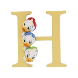 HUEY, DEWEY & LOUIE -H- ALPHABET LETTER COLLECTION H 7 CM.