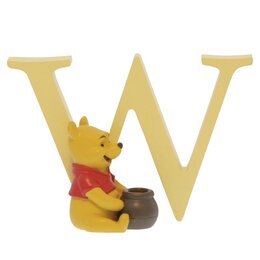 WINNIE THE POOH -W- ALPHABET LETTER COLLECTION H 7 CM.