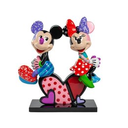 MICKEY & MINNIE LOVE FIGURINE. H 20 CM