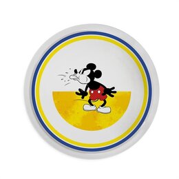 PIZZA PLATE MICKEY I AMYELLOW. DIA. 31