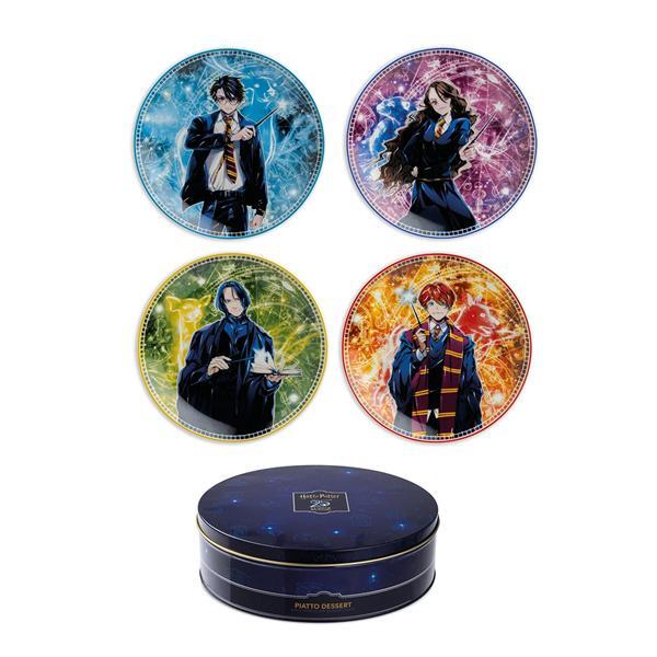 DESSERT PLATE SET, 4 PC. ASS. HARRY POTTER. Ø= 19 CM.