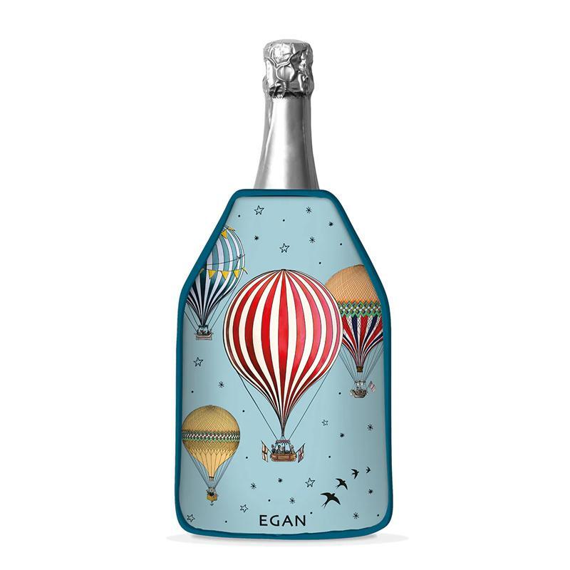 WINE COOLER. LIGHT BLUE. GIRAMONDO. 23 CM. (NYLON)