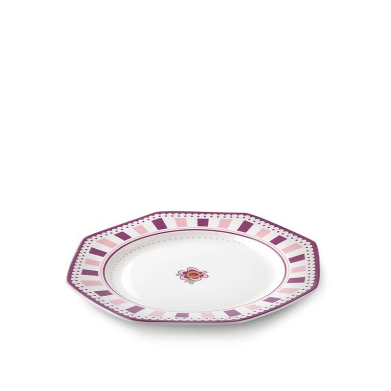 PLATE, PINK. NOTTING HILL. 20 CM.