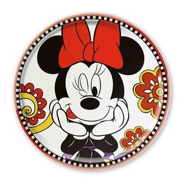 ROUND PLATE MINNIE Ø 31 CM.