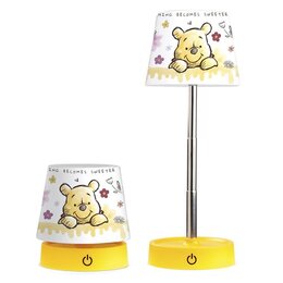 LAMP WINNIE THE POOH, YELLOW. 11 CM. LED 100 YEARS BIRTHDAY