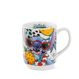 STACKABLE MUG STITCH, WHITE ML. 350