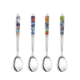 SET 4 PCS. TEA SPOON, STITCH