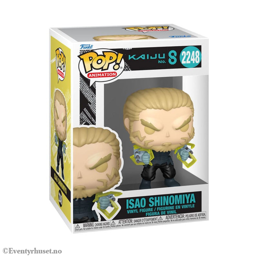 Kaiju No. 8 POP! Animation Vinyl Figure Isao Shinomiya 9 cm Collectibles