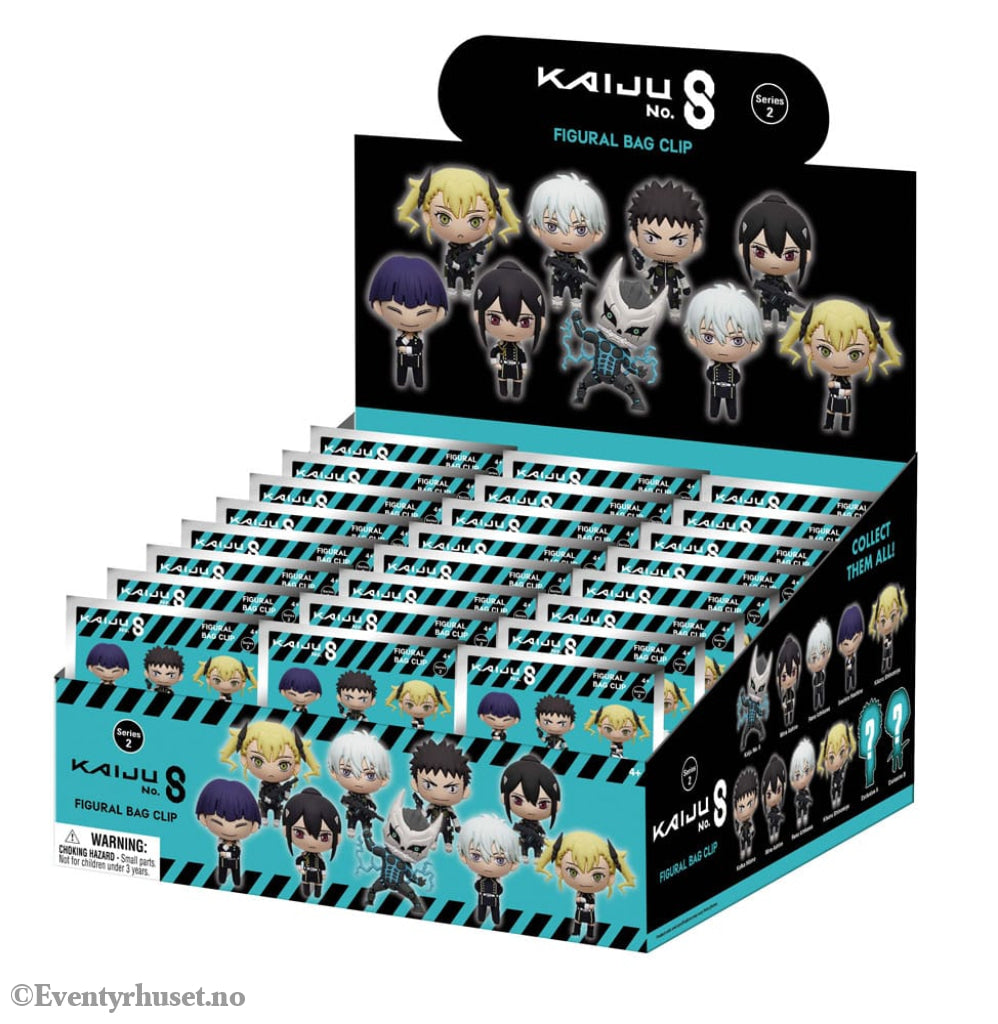 Kaiju No. 8 PVC Bag Clips Series 2 Display (24) Fashion & Accessories
