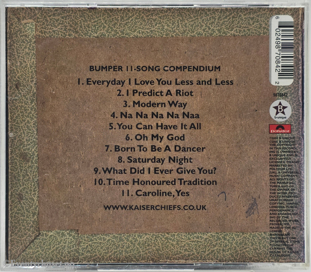 Kaiser Chiefs. 2005. Employment. CD.