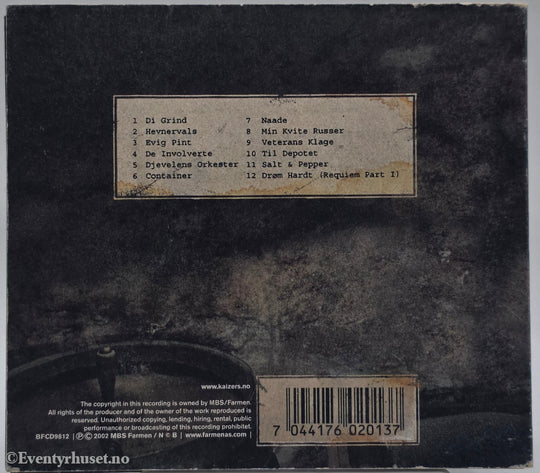 Kaizers Orchestra. 2003. Evig Pint. CD.