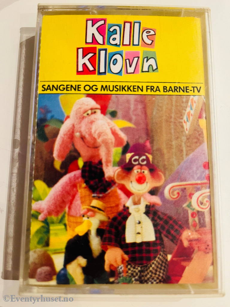 Kalle Klovn. 1990. Sangene Og Musikken Fra Barne-Tv. Kassett. Kassett (Mc)