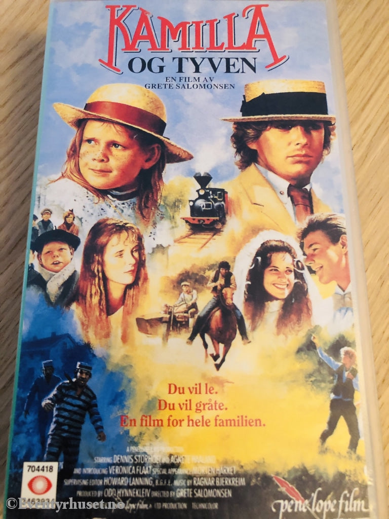 Kamilla Og Tyven. 1988. Vhs. Vhs