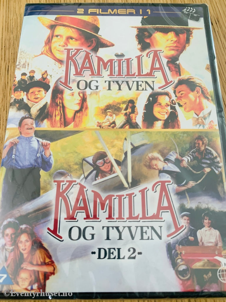 Kamilla Og Tyven. Del 1 & 2. Dvd. Ny I Plast! Dvd