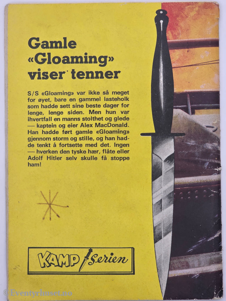 Kamp-serien, nr. 1 1975. Gamle 'Gloaming' viser tenner. Hefte.