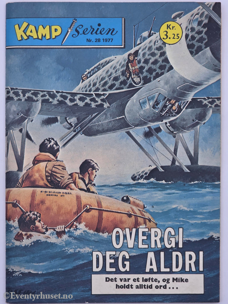 Kamp-serien, Nr. 28 1977. Overgi deg aldri. Hefte.