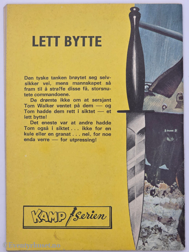 Kamp-serien, nr. 33 1976. Lett bytte. Hefte.