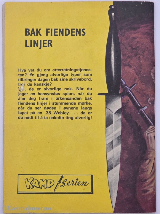 Kamp-serien, nr. 51 1975. Bak fiendens linjer. Hefte.
