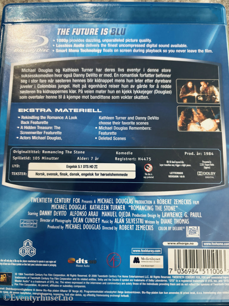 Kampen om den grønne diamant. Blu-ray.