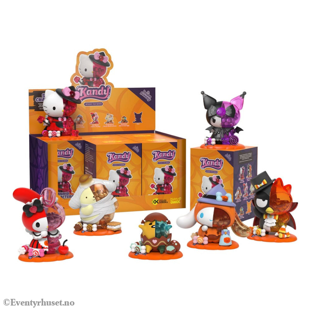 Kandy x Sanrio Blind Box ft. Jason Freeny Collection Series 4 (Spooky Fun) Display (6) Collectibles
