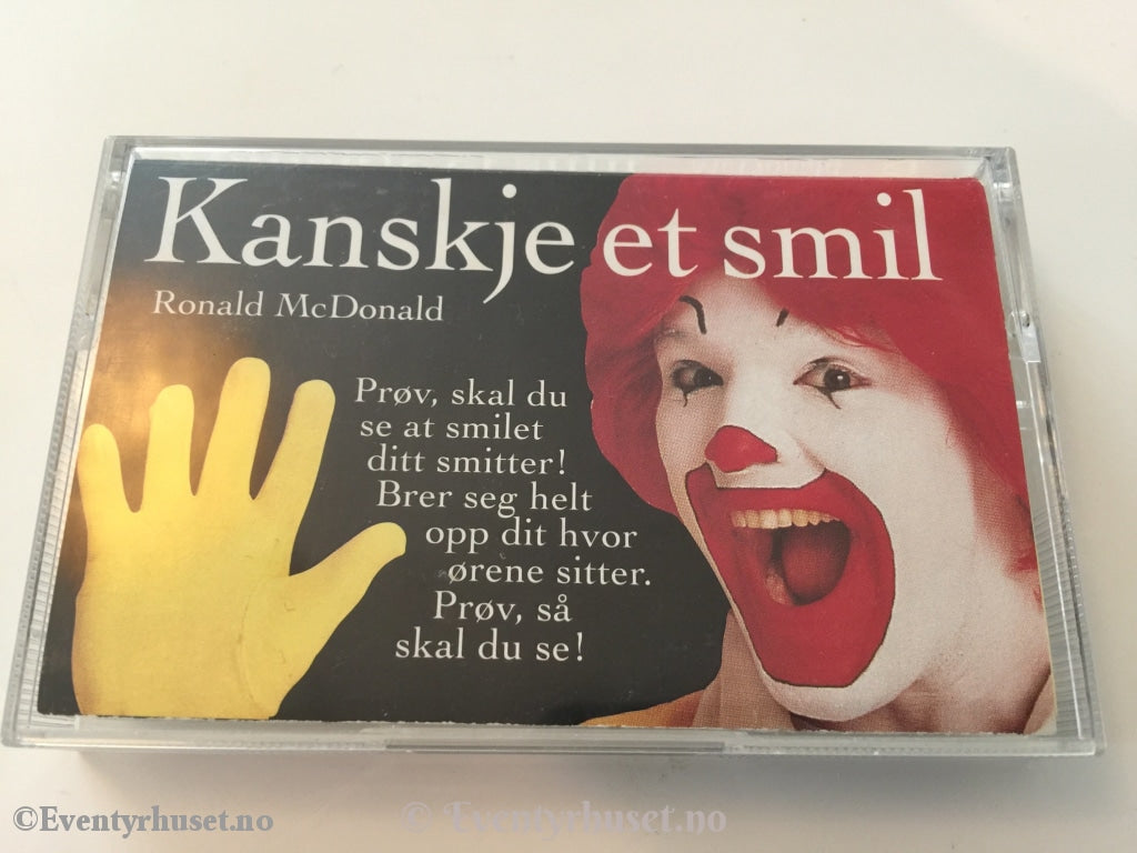Kanskje Et Smil. Ronald Mcdonald. 1994. Kassett. Kassett (Mc)