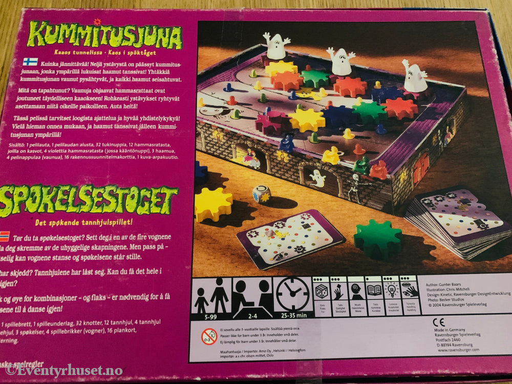 Kaos i spøkelsestoget. 2001. Brettspill.