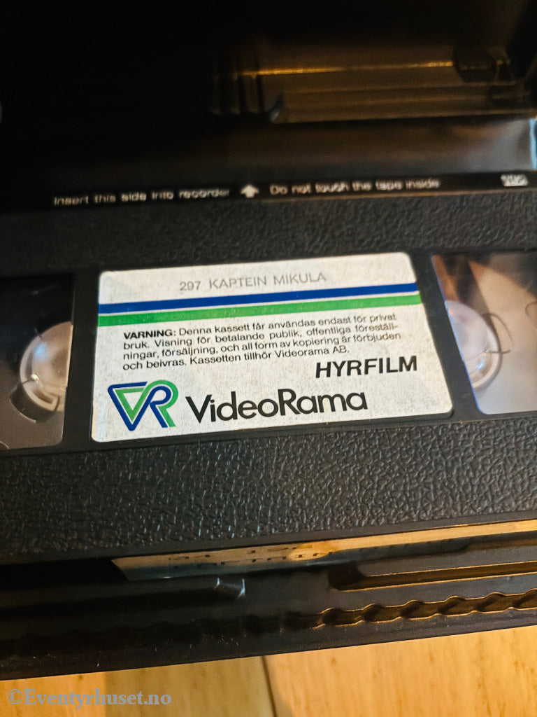 Kaptein Mikula. VHS Big Box. VHS Big Box