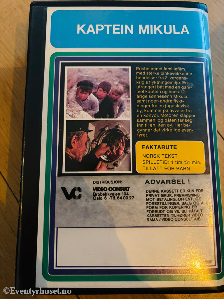 Kaptein Mikula. VHS Big Box. VHS Big Box
