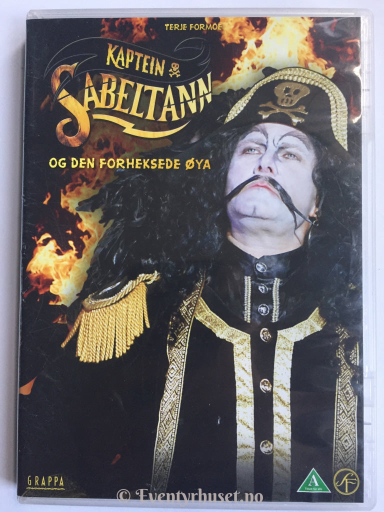 Kaptein Sabeltann Og Den Forheksede Øya . Dvd. Dvd