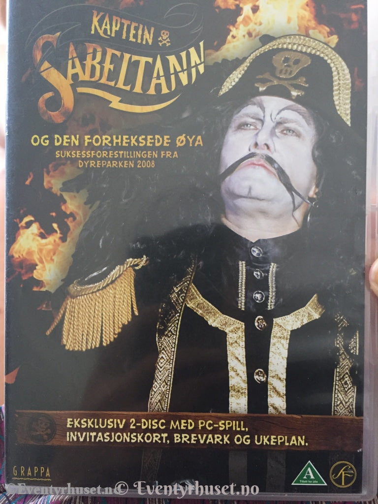 Kaptein Sabeltann Og Den Forheksede Øya . Dvd.2Disc Dvd