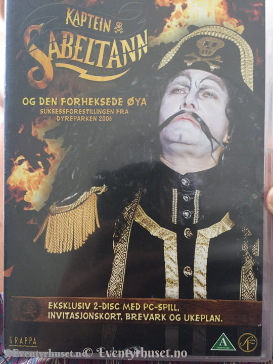 Kaptein Sabeltann Og Den Forheksede Øya . Dvd.2Disc Dvd