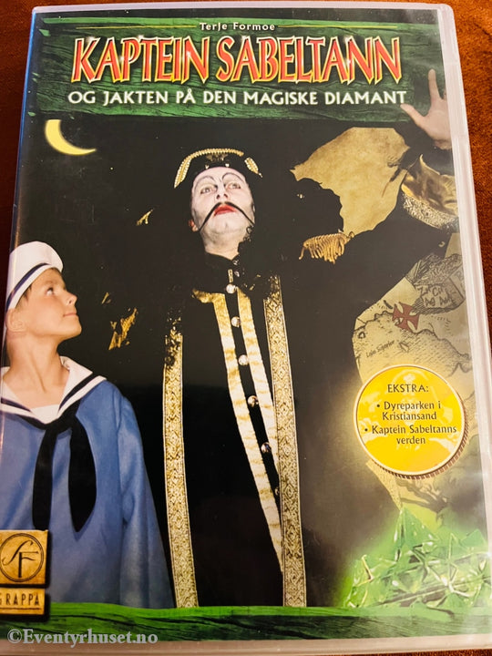 Kaptein Sabeltann Og Jakten På Den Magiske Diamant. Dvd. Dvd