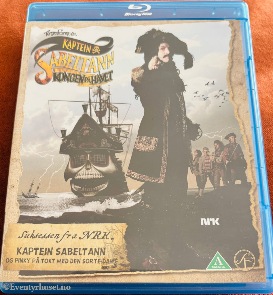 Kaptein Sabeltann og Pinky på tokt med Den Sorte Dame. Blu-ray Disc.