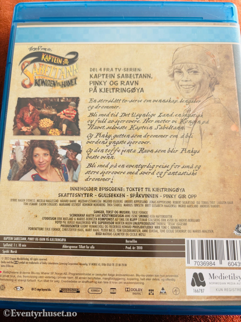 Kaptein Sabeltann og Ravn på Kjetringøya. Blu-ray Disc.